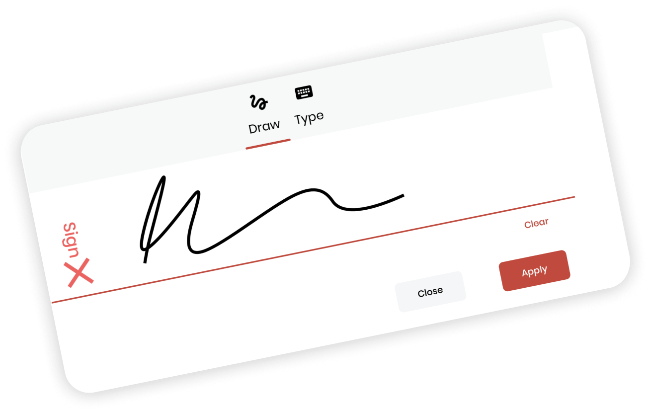 Array Forms Signature Input